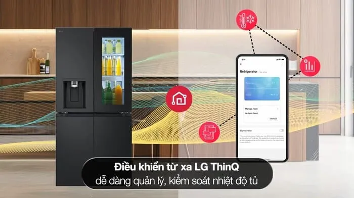 Điều khiển từ xa qua ứng dụng ThinQ